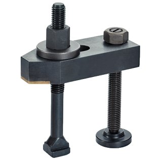 Bridă, cu suprafață moale, similar DIN 6314/cu şurub de ajustare şi bolţ de prindere | b1=9 mm / a1=12 mm / l3=80 mm | 23190.0016