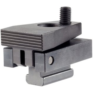 Bride de fixare pe masa utilajului, fără pârghie/cu falcă de prindere plană | Mărimea nominală fantă=10 mm / d1=M8 | 23210.0501