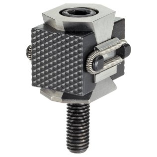 Dispozitive conice de fixare/con dublu, fălci de prindere cu striații, ambele fețe | d1=M16 | 23250.0116