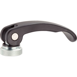 Pârghii excentrice rapide, cu filet interior/cu filet interior, reglabil | l=63 mm / d1=M6 / oțel | 23390.0101