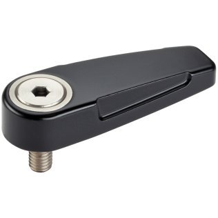 Mâner rotativ, pe o singură parte | d1=M6 / negru | 24100.0102