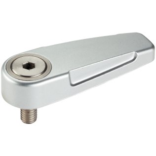 Mâner rotativ, pe o singură parte | d1=M8 / argintiu | 24100.0151