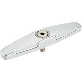 Mâner rotativ, pe ambele părţi | d1=M6 / argintiu | 24100.0601