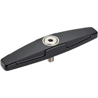 Mâner rotativ, pe ambele părţi | d1=M8 / negru | 24100.0652