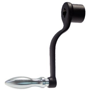 Manivele, DIN 468 pârghie în formă de S şi capăt pătrat DIN 79/cu manetă rotativă (EH 24460., DIN 98), forma D | l=200 mm / s=19 mm | 24330.0260