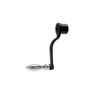 Manivele, DIN 468 pârghie în formă de S şi capăt pătrat DIN 79/cu manetă fixă (EH 24450., DIN 39), forma F | l=125 mm / s=17 mm | 24330.0341