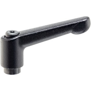 Manetă de fixare ajustabilă, cu filet interior | d1=13 mm / d2=M3 / negru | 24400.0034