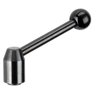 Manetă de fixare ajustabilă/cu filet interior | d1=21 mm / d2=M8 / oțel | 24440.0102