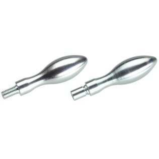 Mâner fix, DIN 39/cu bosaj cu filet exterior, forma E | d1=25 mm / oțel inoxidabil | 24450.0325