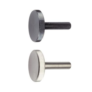 Şuruburi plate moletate, DIN 653 | d1=M8 / l=16 mm / oțel inoxidabil | 24770.0352