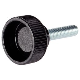 Şuruburi moletate, plastic | d1=M8 / l=40 mm / oțel | 24830.0067