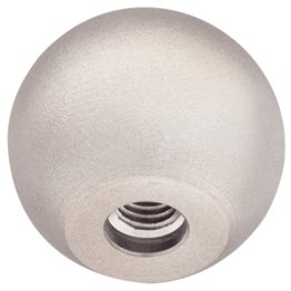 Butoane sferice, variantă metalică similar DIN 319/oțel inoxidabil | d1=25 mm / oțel inoxidabil | 24561.0225