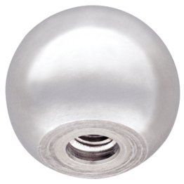 Butoane sferice, variantă metalică similar DIN 319/Aluminiu Al | d1=32 mm / Aluminiu Al | 24561.0132
