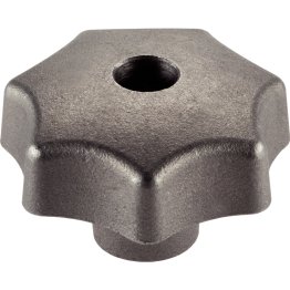 Mânere tip stea, DIN 6336 fontă/cu filet, cu gaură de trecere, forma D | d1=40 mm | 24650.0340