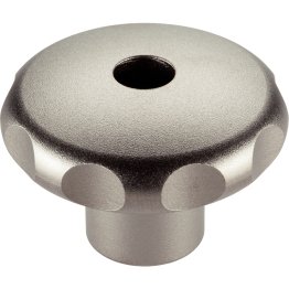 Mânere tip stea, oţel inoxidabil, material plin/cu filet interior, găurit | d1=60 mm / d3=M12 | 24690.0664