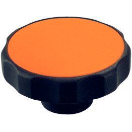 Mânere tip stea, plastic | d1=30 mm / d2=M4 / portocaliu | 24750.0032