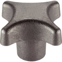 Mânere palmiforme, DIN 6335 fontă/cu gaură înfundată, netedă, forma C | d1=32 mm | 24620.0232