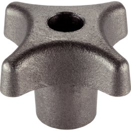 Mânere palmiforme, DIN 6335 fontă/cu filet, cu gaură de trecere, forma D | d1=40 mm | 24620.0340