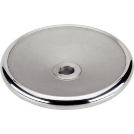 Roţi de manevră tip disc, DIN 3670/fără bucşă oţel, forma N, cu canal | d1=100 mm / d2=12 mm | 24570.0306