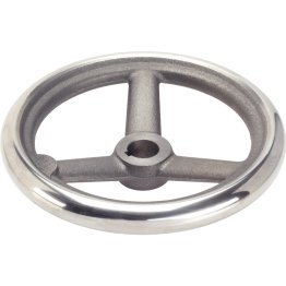 Roţi de manevră, DIN 950 fontă/cu nut, fără manetă, forma N-F/A (anterior A 3) | d1=125 mm / d2=14 mm | 24580.0111
