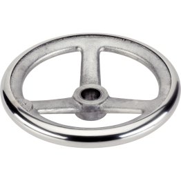 Roţi de manevră, DIN 950 metal neferos/fără canal, fără manetă, forma B-F/A (anterior A 4) | d1=125 mm / d2=12 mm | 24590.0010