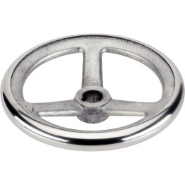 Roţi de manevră, DIN 950 metal neferos/cu nut, fără manetă, forma N-F/A (anterior A 3) | d1=140 mm / d2=16 mm | 24590.0116