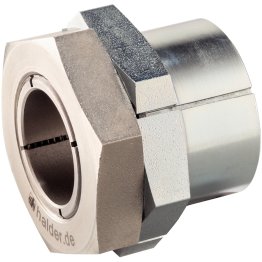 Arbore-pinion conic, cu piuliţă de blocare hexagonală | d1=18 mm / d2=30 mm | 25050.0118
