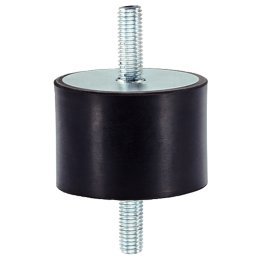 Amortizor din gumă şi metal/cu șurub pe ambele fețe | d1=60 mm / l1=30 mm | 25150.0261