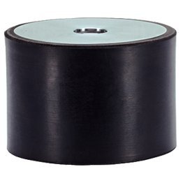 Amortizor din gumă, cilindric/cu filet interior | d1=40 mm / l1=20 mm / oțel | 25150.0341