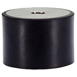 Amortizor din gumă, cilindric/cu filet interior | d1=20 mm / l1=25 mm / oțel inoxidabil | 25150.1323