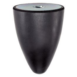 Amortizor din gumă, parabolic/cu filet interior | d1=35 mm / l1=40 mm | 25150.0537