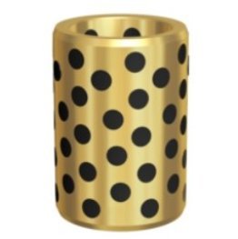 Bucsa de ghidare din bronz cu lubrifiant solid, d1=80 mm