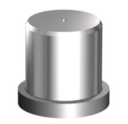 Bucsa de taiere cu gaura de start, cu guler ISO8977 | d1=1,2 mm