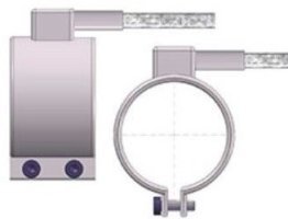 Rezistenta electrica duza injectie DHB 20 MS manta alama, izolatie mica, racord tangential A0 D1=30 mm