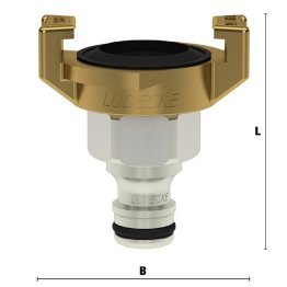 Adaptor cuplaj GEKA cu cuplaj rapid tip tata WPN DN 9 L=59.5 mm