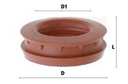 Garnitura etansare cuplaj cu gheare apa potabila GEKA Plus GKOR KTW L=10.8 mm