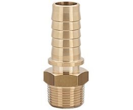 Niplu furtun de aburi cu filet exterior din alama DIN EN 14 423 filet R 2