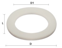 Inel de etansare filet interior din PTFE cupla KAMLOK din INOX 1.4401 D=21 mm