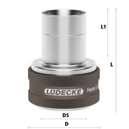 Cupla mama SoftFlow pentru racord furtun din INOX 1.4305 DN=45 mm