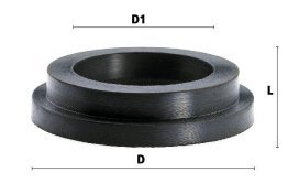 Garnitura NBR pentru racord sablare din fonta L=27 mm