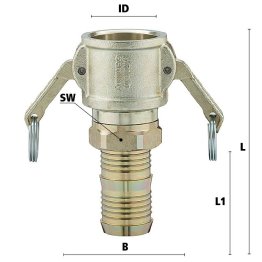Cupla mama pentru furtun mortar cu trecere redusa DN=42 mm