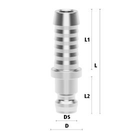 Racord furtun pentru cupla racire matrita Seria ESHME si ESHMTE DN 6 din INOX 1.4305