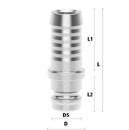 Racord furtun pentru cupla de racire matrita Seria ESHE si ESHTE DN 9 din INOX 1.4305