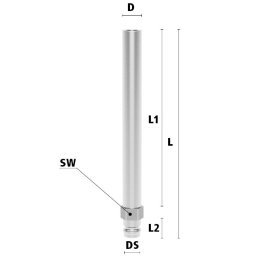 Racord teava pentru cupla rapida racire matrita Seria ESHE si ESHTE DN 9 din INOX 1.4305