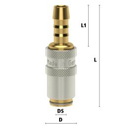 Cuple rapide racire matrita racord furtun Seria ESHMC DN 2.7 cu ventil