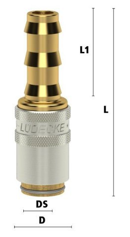 Cuple rapide racire matrita racord drept furtun PUSH-LOCK Seria ESHM DN6 cu ventil