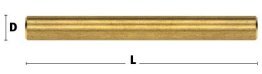 Teava pentru cupla rapida cu trecere ESHM 8 L=500 mm