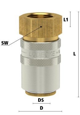 Cuple rapide racire matrite racord filet interior Seria ESH DN9 din ALAMA MS 58 filet G 1/2"