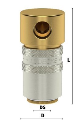 Cupla rapida de trecere cu conectiune teava Seria ESH DN9 cu ventil