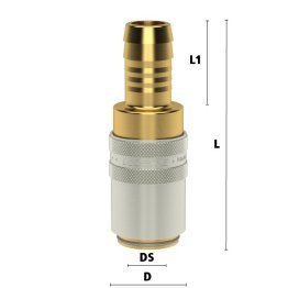 Cuple rapide racire matrite racord drept furtun Seria ESHG DN13 ALAMA MS 58 cu ventil